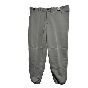 Mizuno Women Softball Pants Elastic Bottom Reinforced Knee Snap‎ Closure